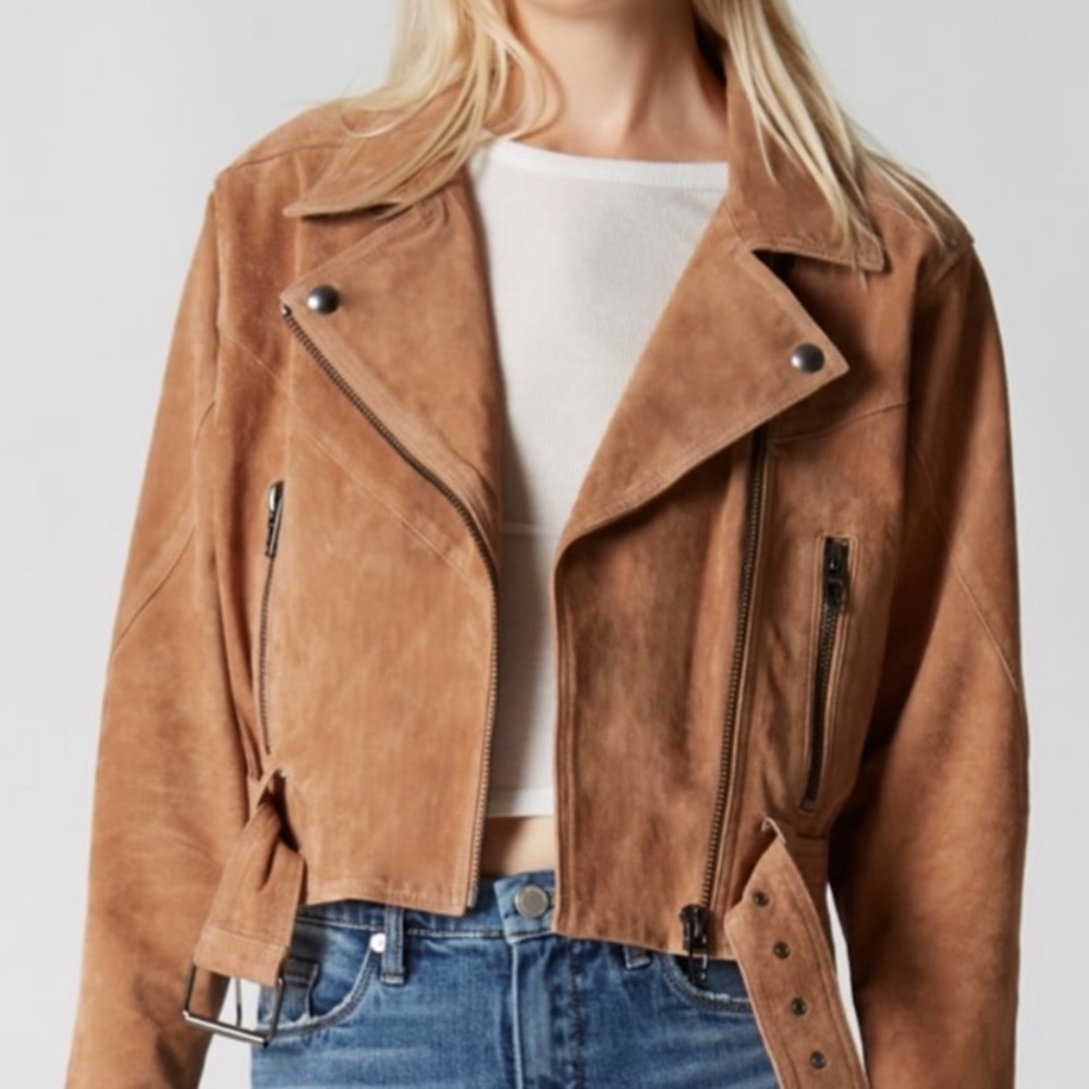 Blank NYC brand new Suede Moto Jacket